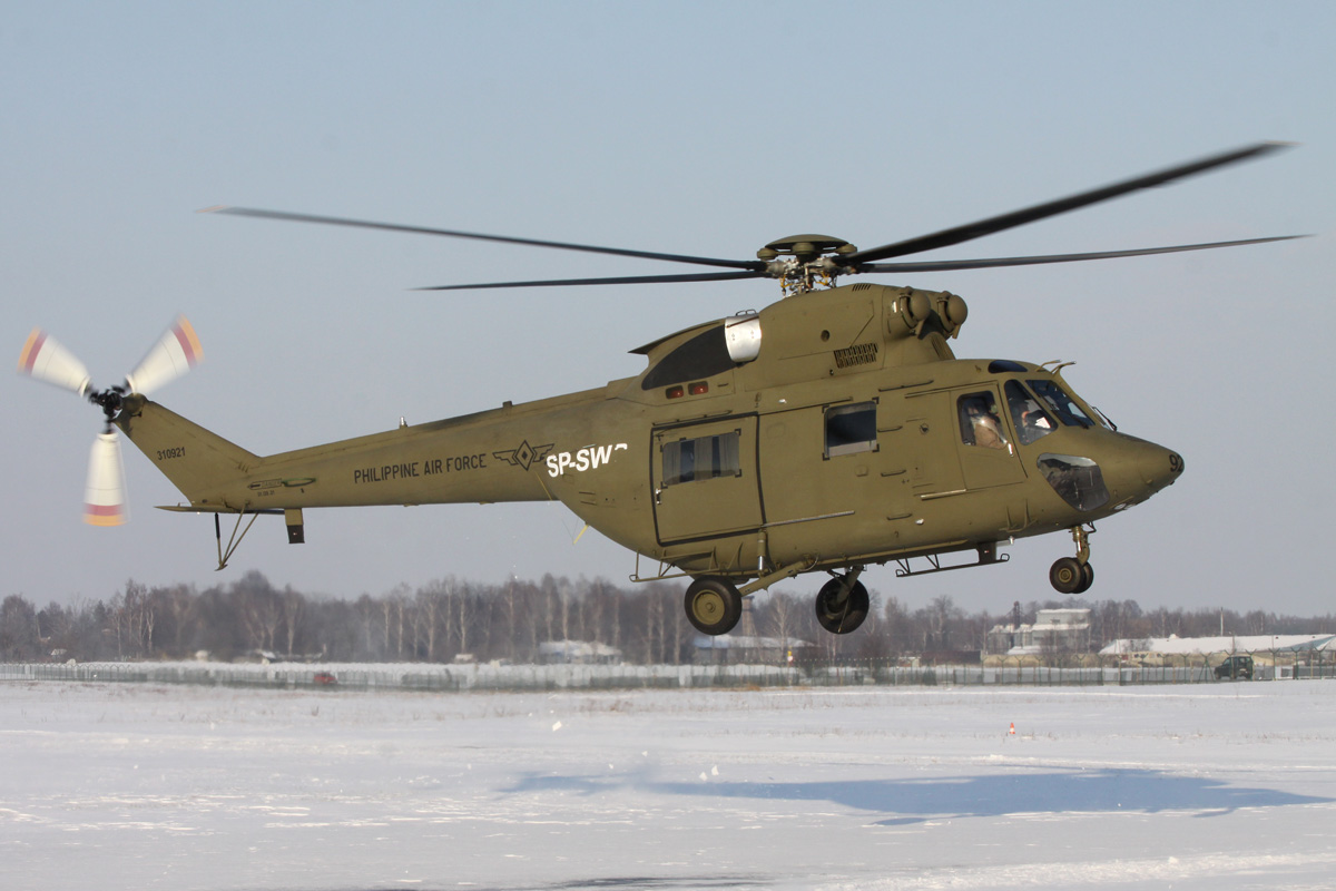 Zdjęcie SP-SWP Philippine Air Force PZL W-3 Sokół fot. Maciej Goclon ...